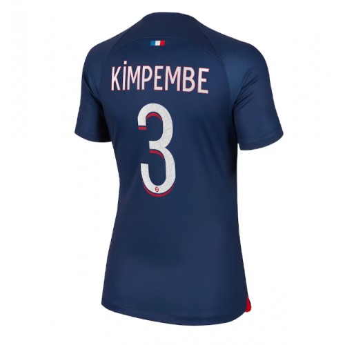 Maillot de foot Paris Saint-Germain Presnel Kimpembe #3 Domicile Femmes 2023-24 Manches Courte
